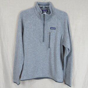 Patagonia 1/4 Zip Better Sweater Men's SIZE Medium, Gray